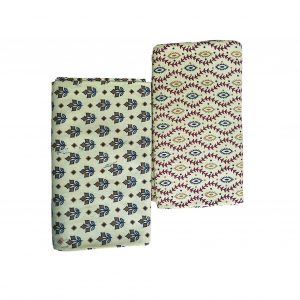 Lungi for Men Cotton Handloom : White | Set of 2 | L25